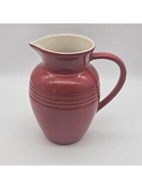 LeCreuset 9" Cherry Red Pitcher 13-35